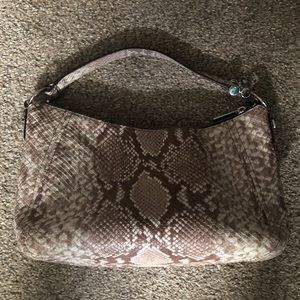 Michael Kors Fulton Snakeskin Crossbody /Shoulder